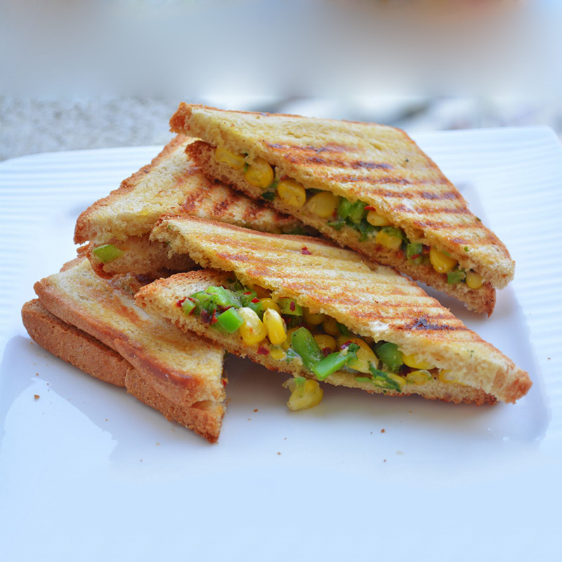 Corn Grilled Sandwich